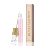 ROSEGOLD ROSELASH Natural Eyelash Growth Serum Fuller Longer and Thicker Eyelashes - 95% Natural Made in France - Hormone-Free, Fragrance-Free - Vegan - 1 Month