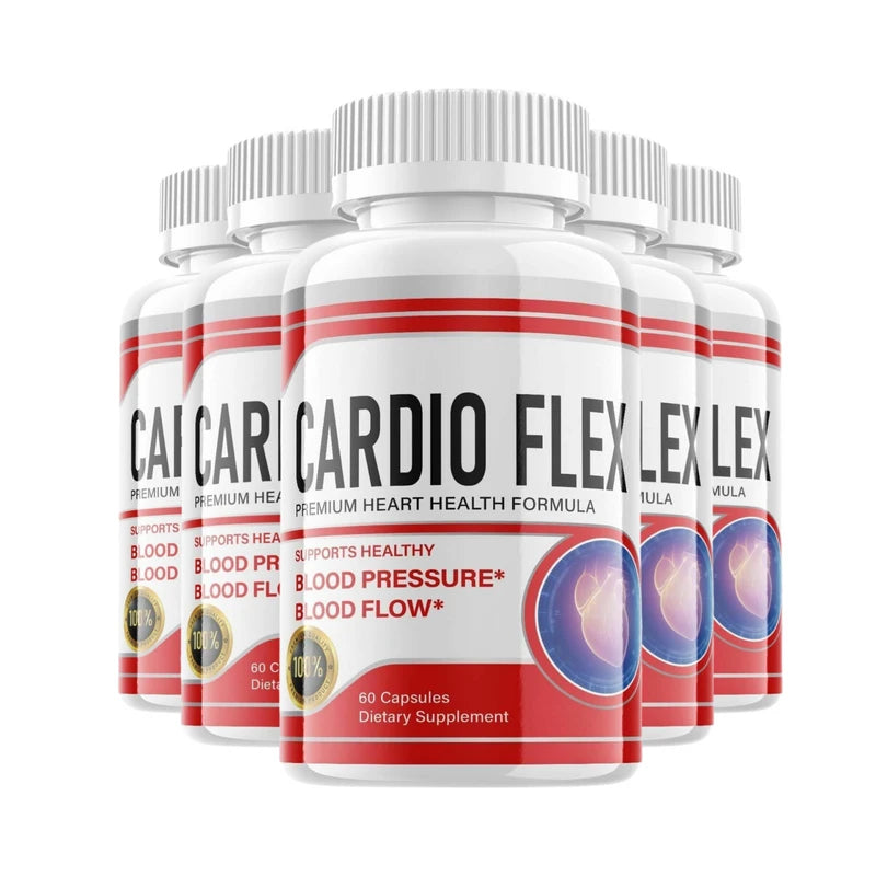 CardioFlex 5-Pack Cardio Flex Pills - CardioFlex For Blood Sugar Support - 300 Capsules