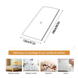 Esoes - Extra Large Vacuum Storage Bags Waterproof Sealable Vacuum Seal Mattress Bag with Zip Reusable Space Saver Bags for Mattress,Super King Size Duvet, No Vacuum Pump (240x120cm)