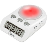 dretec Study Timer, Silencing, Time Management, Counting Down, Maximum Set Time: 199 Hours, 59 Minutes, 59 Seconds, White