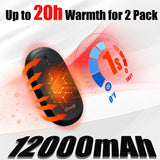 Hand Warmers Rechargeable, Electric Rechargeable Hand Warmer for Christmas Golf Hunting Camping Accessories