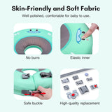 Baby Swimming Neck Ring Non Inflatable Ergonomic Thick Adjustable Baby Bath Float Neck Ring