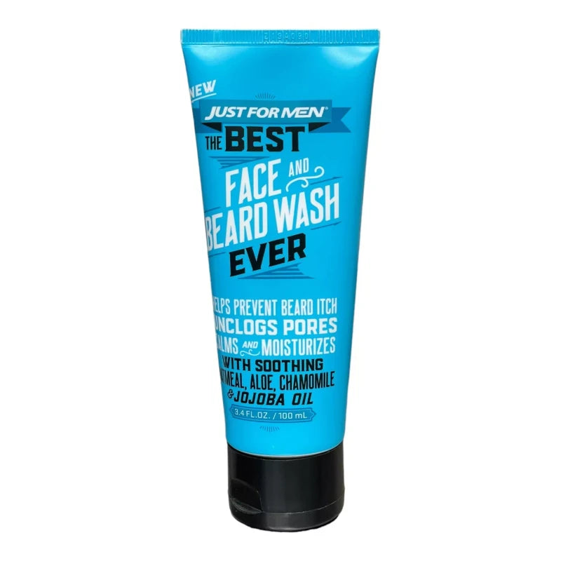 Just For MEN 1 Bottle - JUST FOR MEN The Best Face and Beard Wash 3.4 fl oz