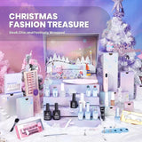 beetles 【Best Gift】Beetles 2024 Advent Calendar Gel Nail Polish Kit Christmas Best Gift Choice for Women and Girls - Color: 20 Colors Gemstone Party (Gift Box)