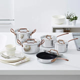 Vitacraft 3951 Induction Compatible Single Handle Pot, 4.7 inches (12 cm), Rose Gold