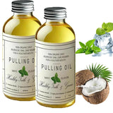Zdiwond Coconut Oil Pulling for Teeth-Cocofresha Powerful Organic Coconut Peppermint Pulling Oil 4 Oz, Pulling Oil for Teeth and Gums, Pure Organic Coconut Oil Pulling Mint Freshness, Natural Cleanse (2)