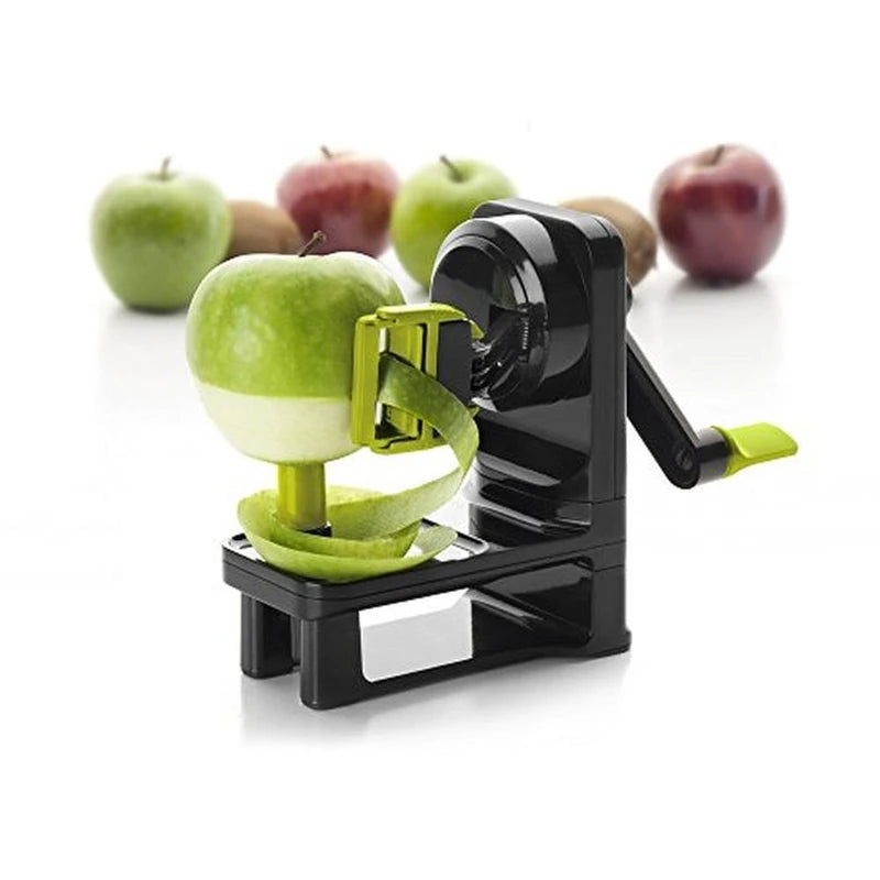 Wenko Kiwi & Apple Peeler 15x7 cm, Black/Green, 15 x 7 x 16 cm
