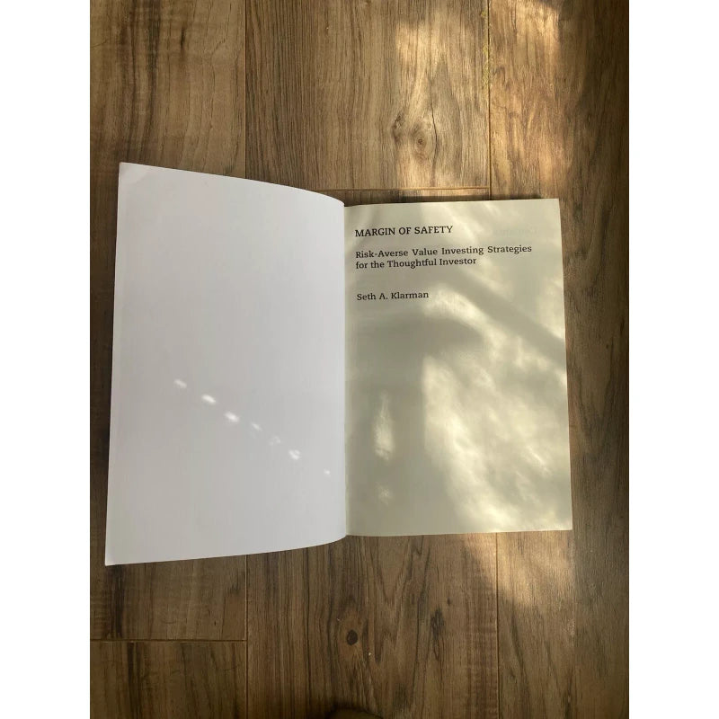 Margin Of Safety Seth Klarman: Study Book