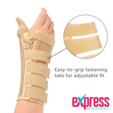 Express Orthopaedic® - Medically Approved Neoprene Wrist & Thumb Brace Support For Arthritis, Carpal Tunnel, Sprains & RSI (M - Wrist Circ:15-17cm, LEFT)
