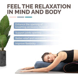 Yes4All Set of 5 Triple-Layer Sponge Yoga Bolster Pillow for Restorative Yoga & Meditation - Versatile Yoga Support Pillow, Balance & Poses Modification