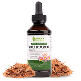 Maxx Herb Pau D' Arco Extract, Taheebo Tea Inner Bark for Detox & Cleansing, 4oz | Maxx Herb Extracto de Pau D'Arco - Corteza Interna de Taheebo para Desintoxicación y Limpieza - 4 oz