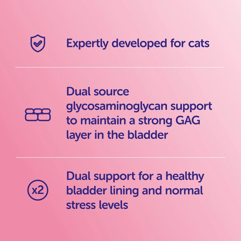 Protexin Veterinary Cystophan Urinary and Bladder Support for Cats, 240 Chicken Flavoured Capsules