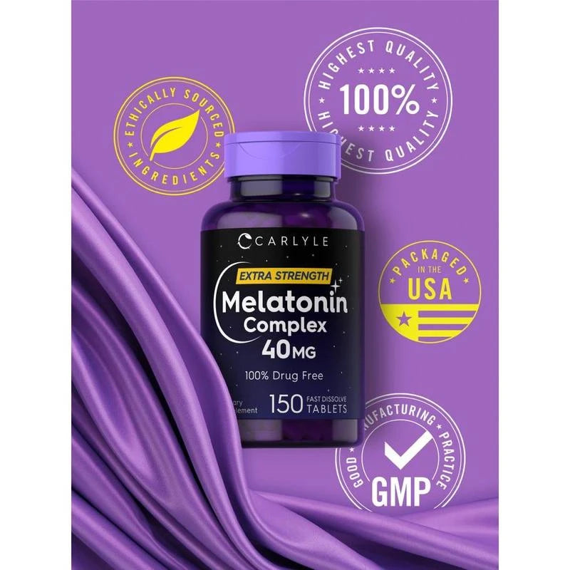 Carlyle Melatonin 40mg | 150 Tablets - Specification: Default