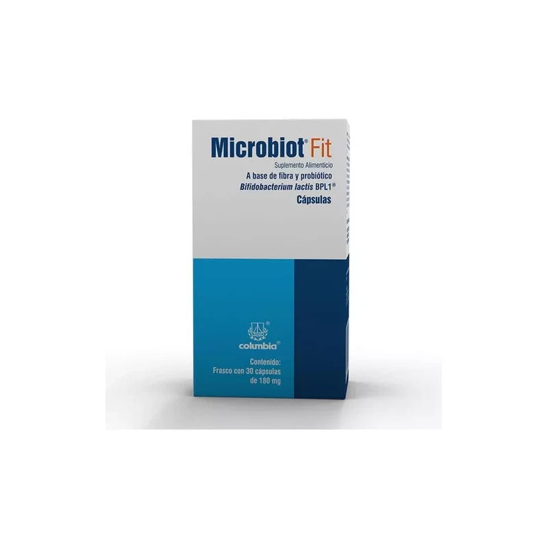 Microbiot Fit 30 Caps, Bifidobacterium Lactis Bpl-1 Sabor Sin sabor