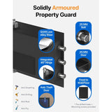 FORFEND Smart Home Safe | WiFi Safe Box App Lock/Alarm | Voice Command, Kidnap Alarm, Tamper Detect, Frozen Mode, Sub Account| Digital Safe Anti Theft