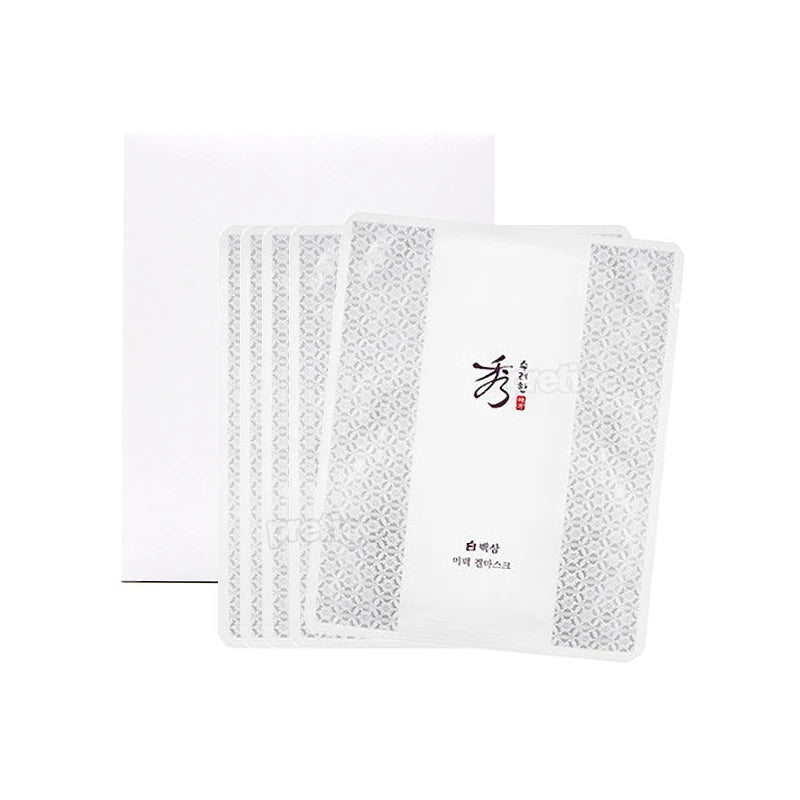 Sooryehan Mask 5 sheets - Moisture gland/Ginseng/Black/Whitening/Water_select, Ginseng Total Anti-Aging 5 sheets