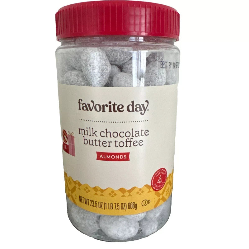 Favorite Day Christmas Milk Chocolate Butter Toffee Almonds 23 oz