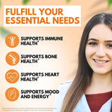 VITBOOST Vitamin D3 K2 Complex - Easy to Swallow - Vitamin D (D3) 5000 IU (125 mcg) & K2(MK-7) 90 mcg | Non-GMO | Gluten-Free | USA Made | 120 Capsules