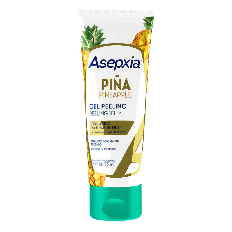 Asepxia Gel Peeling Piña 75ml Tipo De Piel Pieles Mixtas Y Grasas