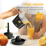 LEBENLANG BPA-Free Orange Juicer Electric - 27 OZ & 2 Cones with Pulp Control I Automatic & Electric Juicer for Citrus Lemon & Oranges I Orange juice squeezer machine Exprimidor de naranjas electrico | LEBENLANG