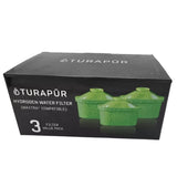 Turapür Turapur Hydrogen Water Pitcher Filters Maxtra Compatible 3 Filter Value Pack