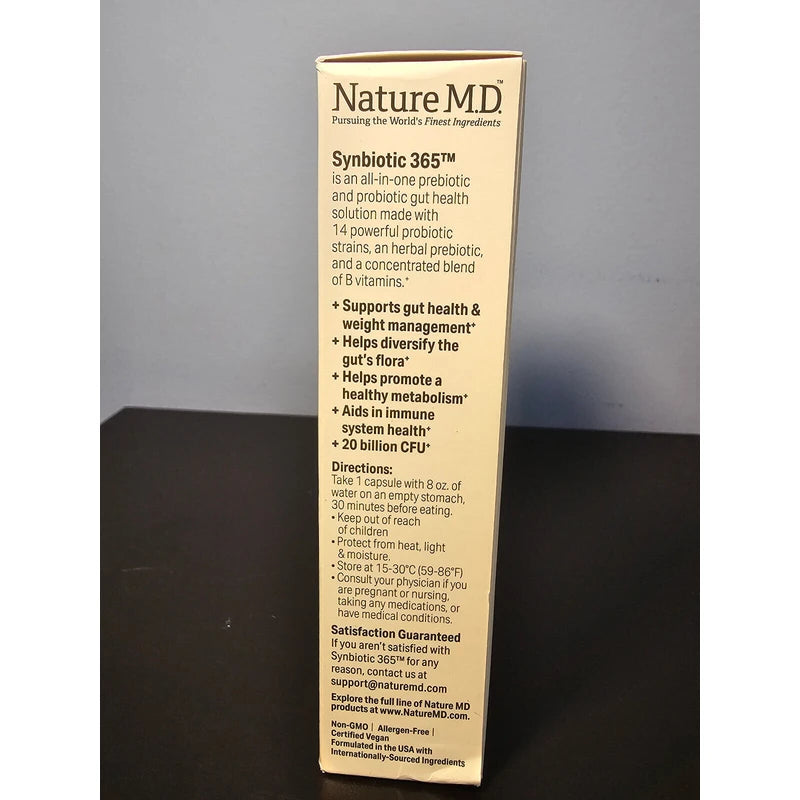 365 Nature MD Synbiotic 365 - 30 capsules - New! Exp 11/26