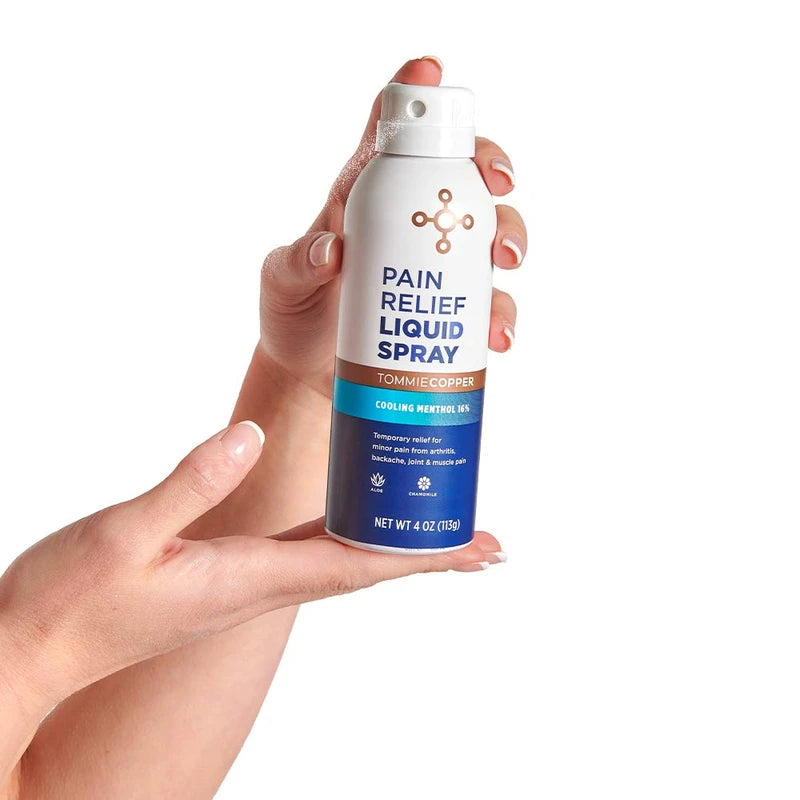 Tommie Copper Pain Relief Spray | Cooling Quick-Dry Menthol Soothing Relief for Sore Joints, Muscle Aches & Arthritis Pain
