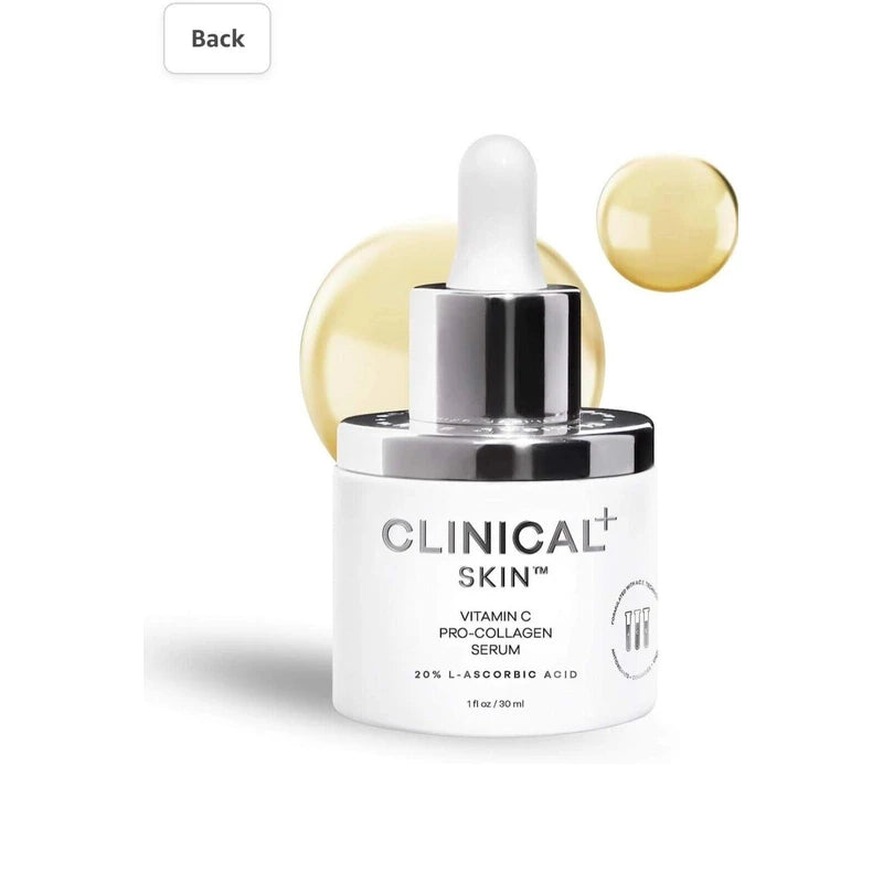 Clinical Skin Vitamin C Pro-Collagen Serum 20% L-Ascorbic Acid - No Box Tester