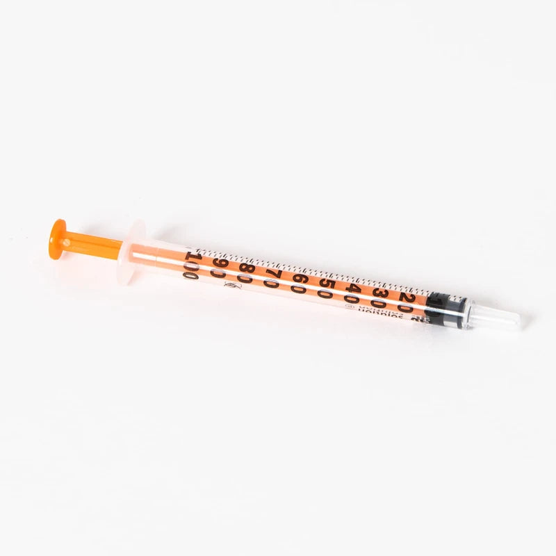 Pic Solution 02071000090300 Needle-Free Insulin Syringes, 100 Pieces, 1 ml Capacity