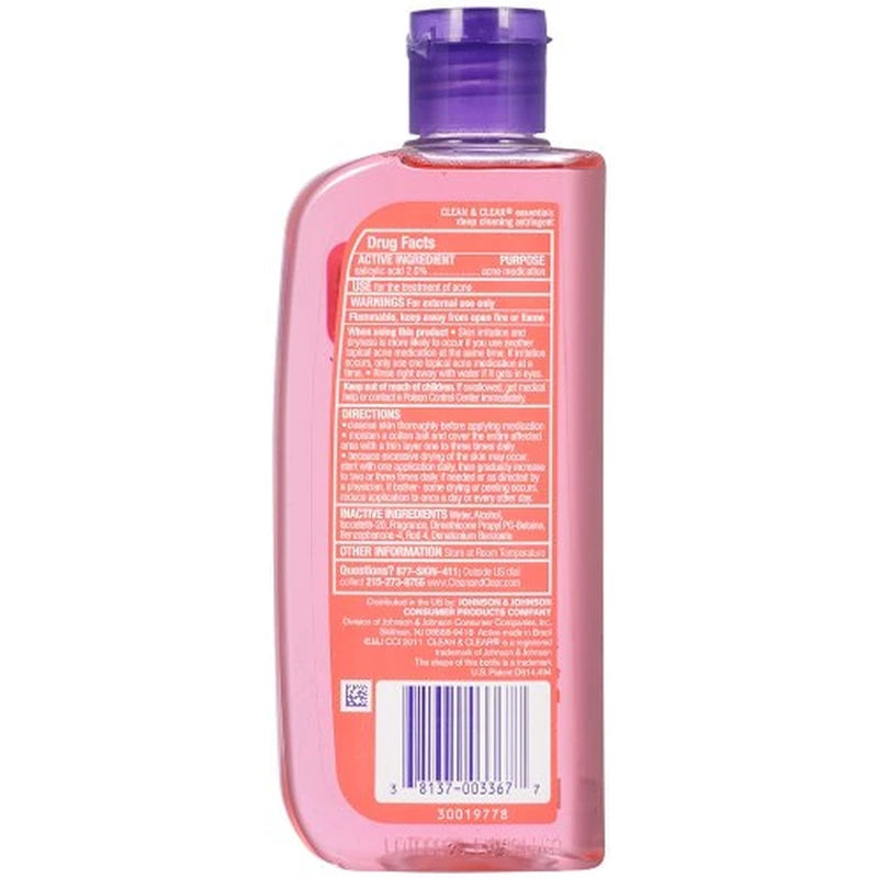 Clean & Clear Deep Cleaning Oil-Fighting Face Astringent, 8 oz, 2 pk