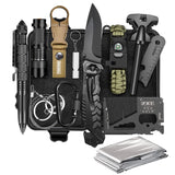Gifts for Men Dad Him Husband, Survival Kit Tools, Survival Gear and Equipment 13 in 1, Fathers Day Birthday Gifts for Boyfriend, Cool Gadgets for Hunting Camping Fishing