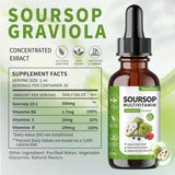 Organic Soursop Multivitamin Liquid Drops supplement - Herbal Supplement