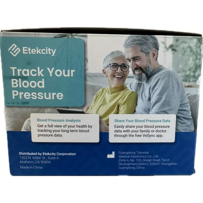 Etekcity Smart Blood Pressure Monitor Model: TMB-1583-BS (New in Box)