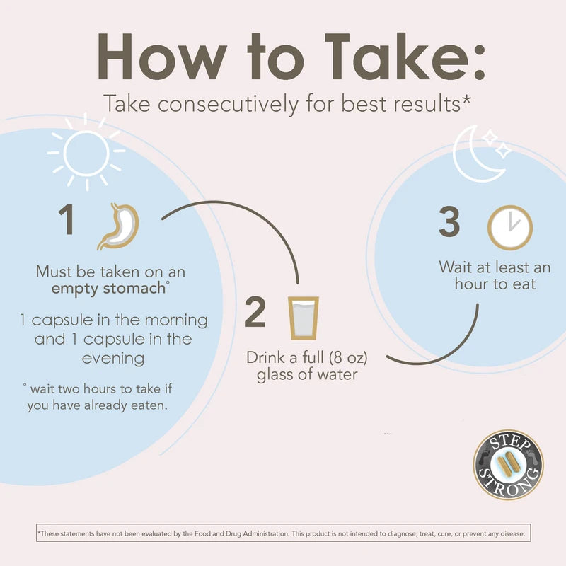 StepStrong Starter Pack Foot Support Supplement, 20 Count