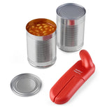Zyliss MagiCan Manual Can Opener with Lid Release - Heavy Duty Can Opener Kitchen Gadgets - Home Can Opener Manual- Easy to Use Hand Held Can Opener - Effortlessly Open Cans - Compact Design - Red | Zyliss