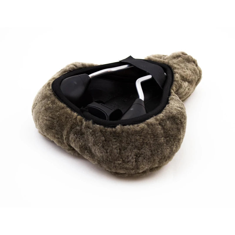 Reissner Lambskin Bicycle Saddle Cover Lambskin (FSB A), 27 x 24 cm