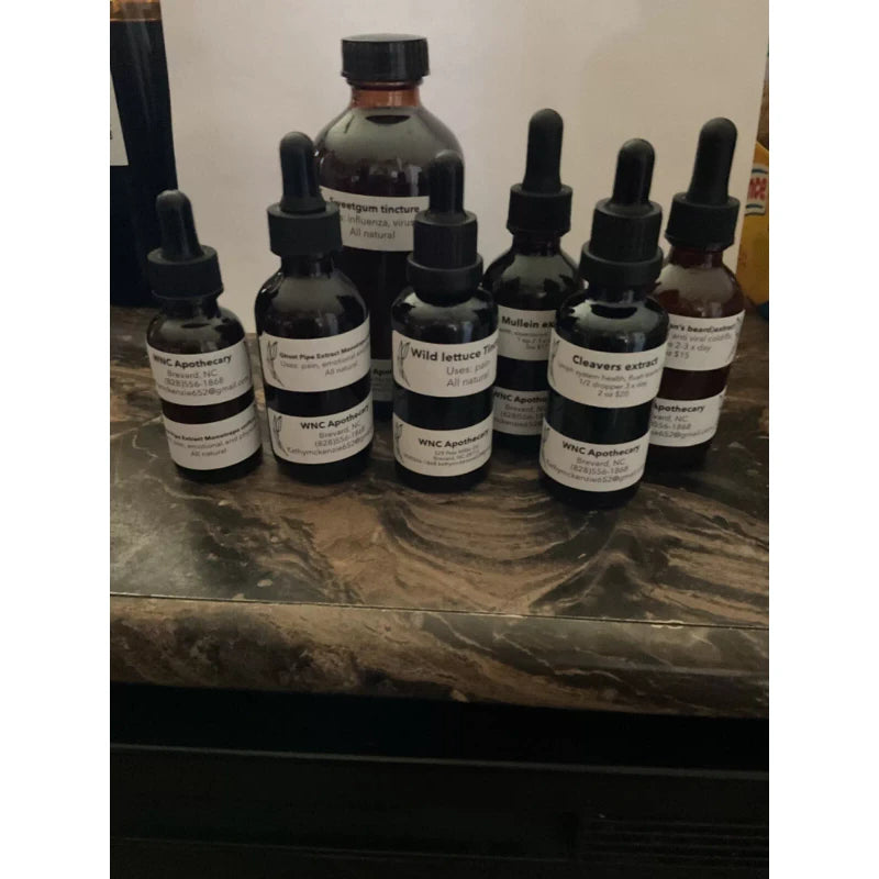 Ghost Organic Ghost Pipe Tincture Monotropa uniflora  1 ounce Natural, never any dyes