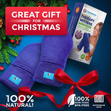 Microwavable Therapy Mittens–Relief for Hands and Fingers in Cases of Stiff Joints, Arthritis, Trigger Finger, Inflammation, Raynaud's, Carpal Tunnel–Heated Hands Mitts Warmers–Scented Gloves