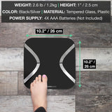 KOREHEALTH Korescale G2 - Smart Scale for Body Weight | Home Bathroom Scale Tracks BMI, Muscle Mass, Body Liquids and More | Weight Scale with Bluetooth App | Digital Scale with LED Display (Black)
