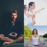 Habysedu Pulsera Arus 7 Chakras Original, Pulsera Arus 7 Chakras, Crystal Stone Holder Necklace, 7 Chakra Bracelet with Real Stones, 7 Chakra Necklace and Bracelet Set for Women & Men (A)