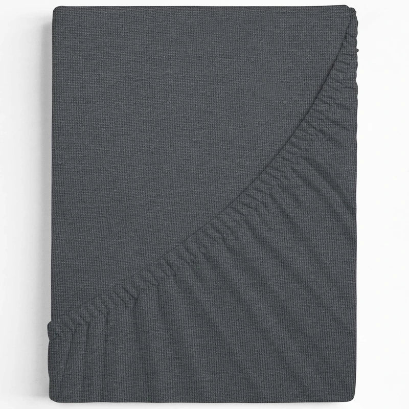 Terra Beds Premium Fitted Sheet, Flat Sheet 180 x 200 cm, 200 x 200 cm 160 g/m², 100% High-Quality Oeko-Tex Cotton Jersey Bed Sheet, Available in 5 Colours