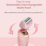 2024 Best Silk Glide Razor, Lady Shaver, Silk Glide Epilator Painless Hair Removal at Home, 2 in 1 Electric Shaver Razors for Women, for Sensitive Skin, Wet & Dry