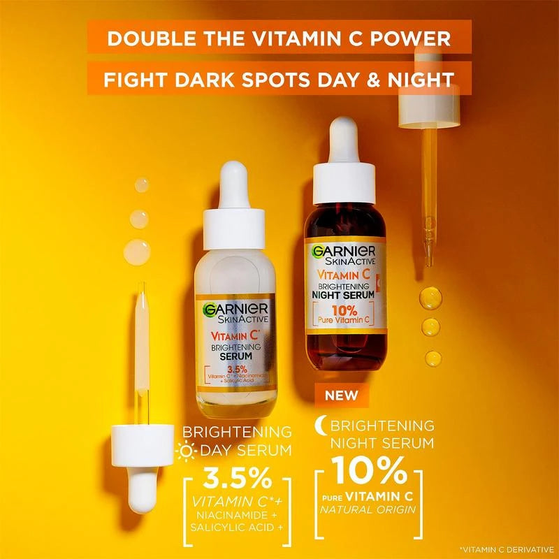 Garnier Day & Night Vitamin C Serum Bundle