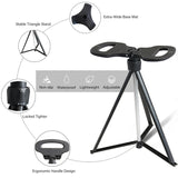 Cane with Seat 2-in-1 Portable Walking Stick with Seat for Men & Women Folding Lightweight Sturdy Tripod Cane Foldable Stool Mobility Aid Crutch Chair with Travel Bag for Elderly, Seniors & Handicap