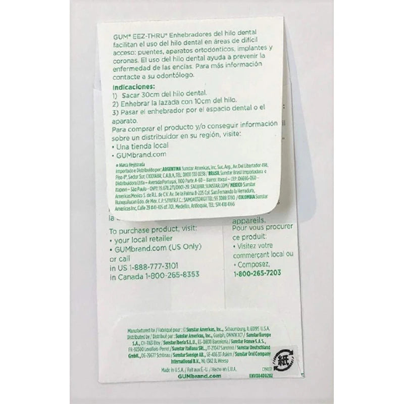 Butler Floss Threader, Pack of 5, Set of 10