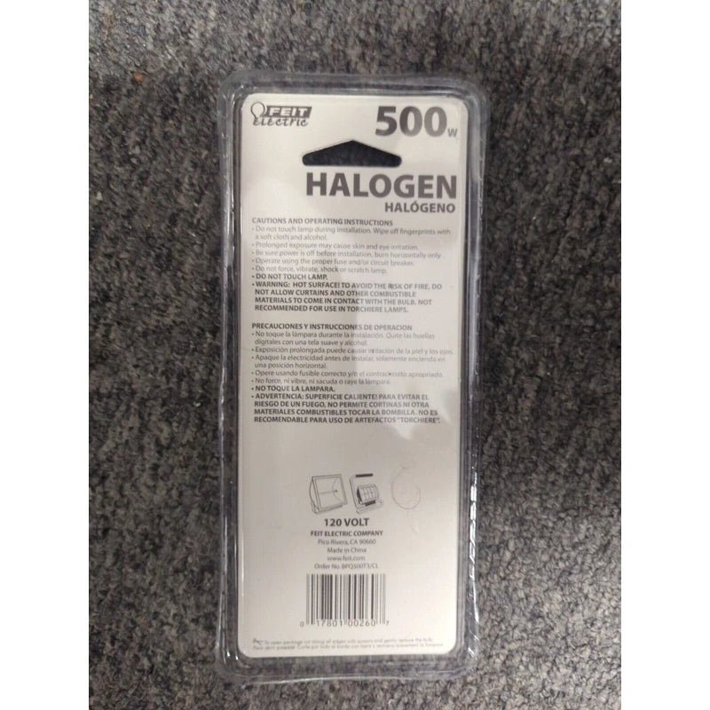FEIT 6pk FEIT Electric 500W 120V Bulb Halogen