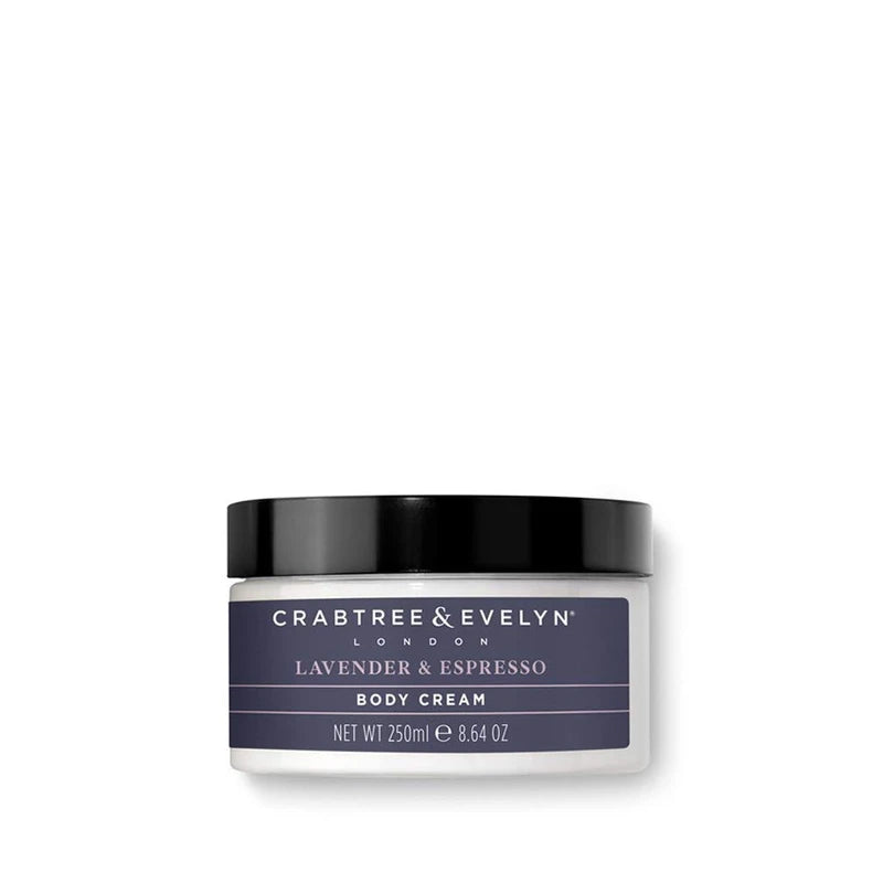 Crabtree & Evelyn Body Cream, Lavender & Espresso, 8.64 oz