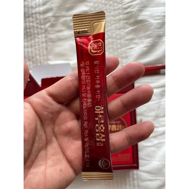 nonghyup (1) BOX 30 Sticks Red Ginseng Extract Pouch Hong Sam NH Daily New Sealed Tag
