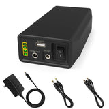 Talentcell 12V LiFePO4 Battery Pack LF4100, 2000 Cycles Rechargeable 12.8V 6.5Ah 83.2Wh Lithium Iron Phosphate Battery with DC 12/9 Volt and 5V USB Output for LED Strip, CCTV Camera, Mobile and More