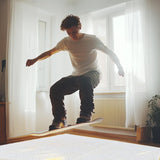 Matace Snowboard Training Mat – Interlocking Freestyle Ski & Snowboard Mat for Off-Snow Trick Practice, Perfect for Home Use Year-Round, Winter Sports Accessories, 2025 New Design，2 PCS Sample